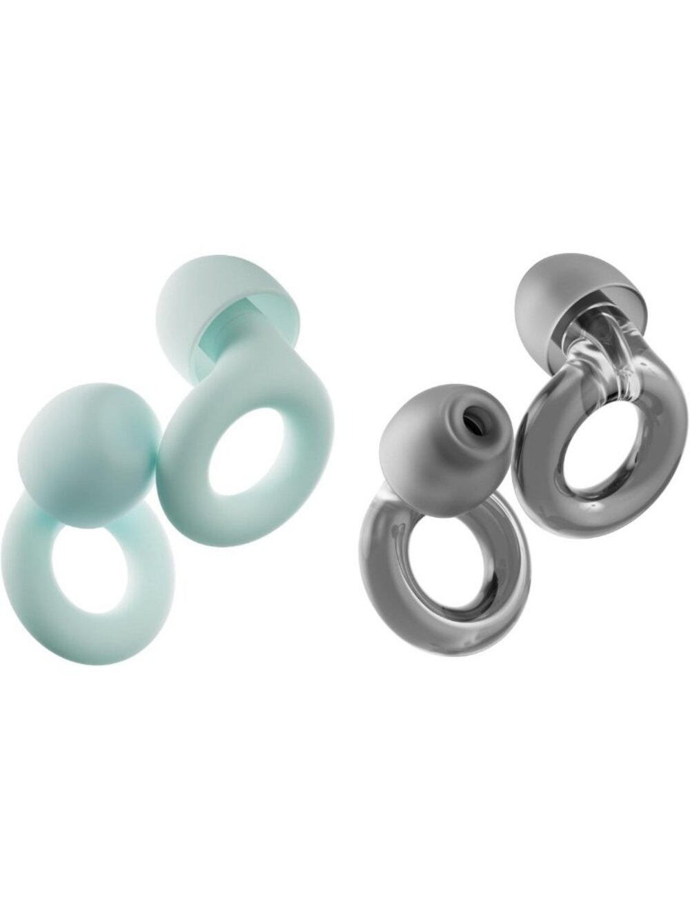 2-Pack Reusable Ear Plugs for Sleep & Focus | Noise Reduction 24 dB/16 dB